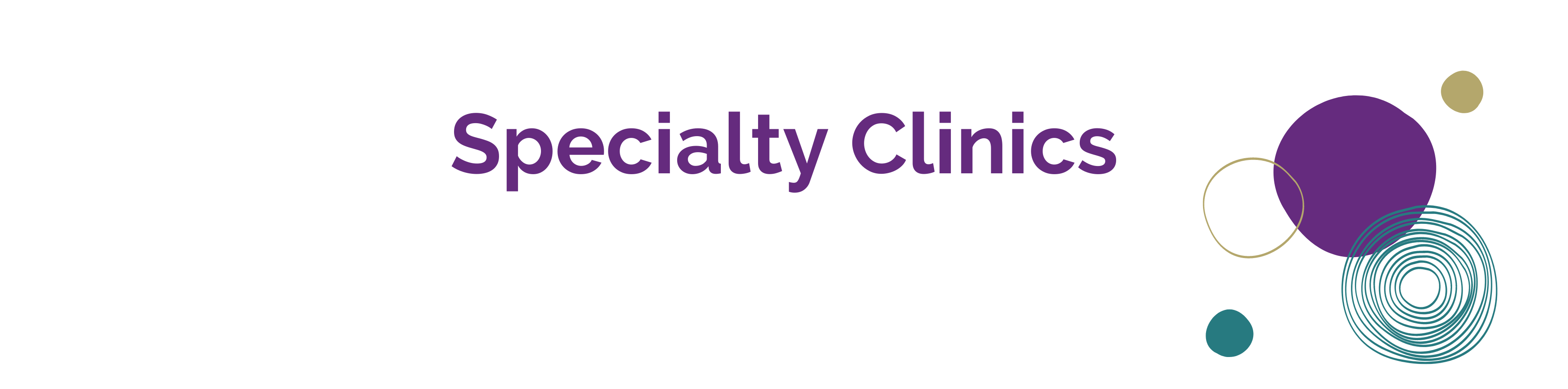 Specialty Clinics Banner (2417 × 600 px)